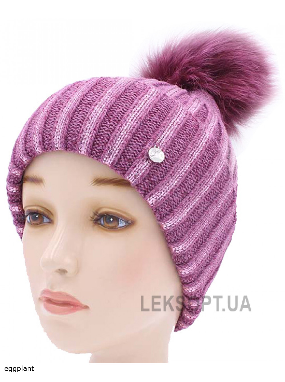 Women's hat with pompom Luchiya