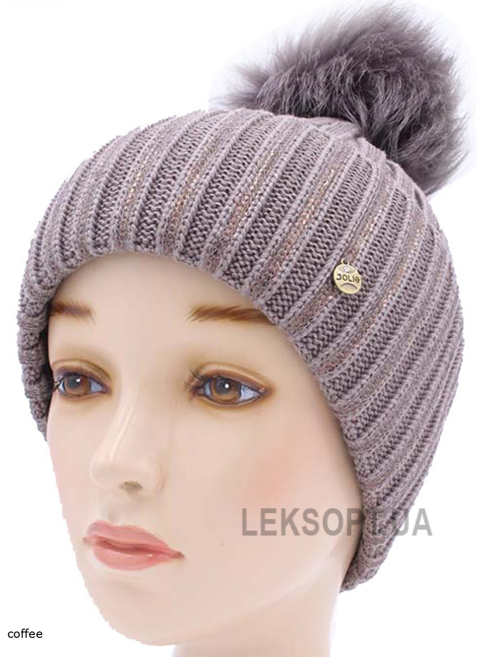 Women's hat with pompom Luchiya