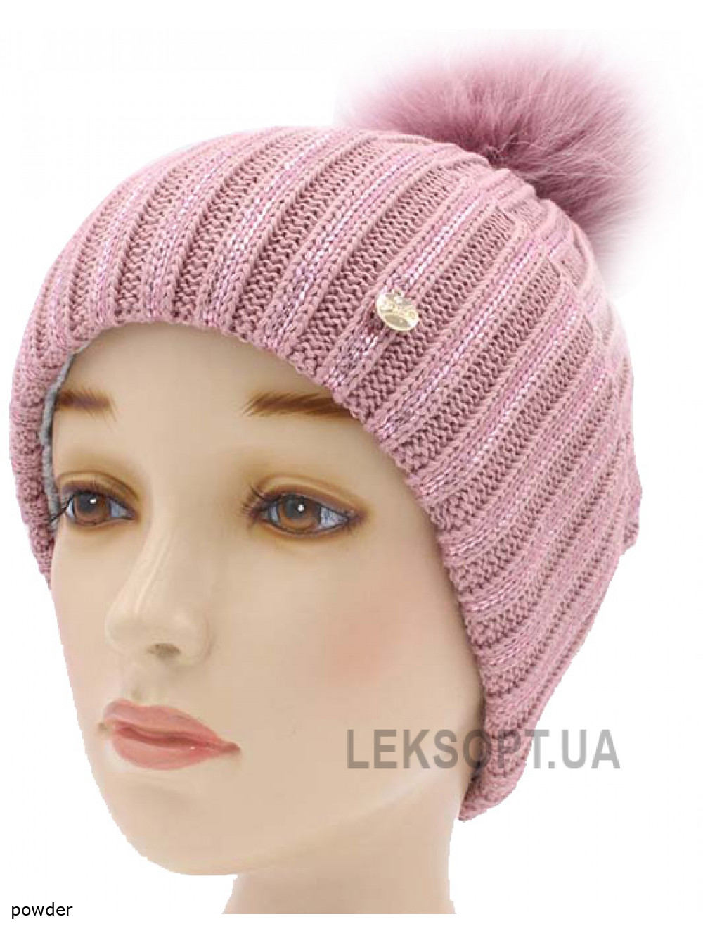 Women's hat with pompom Luchiya