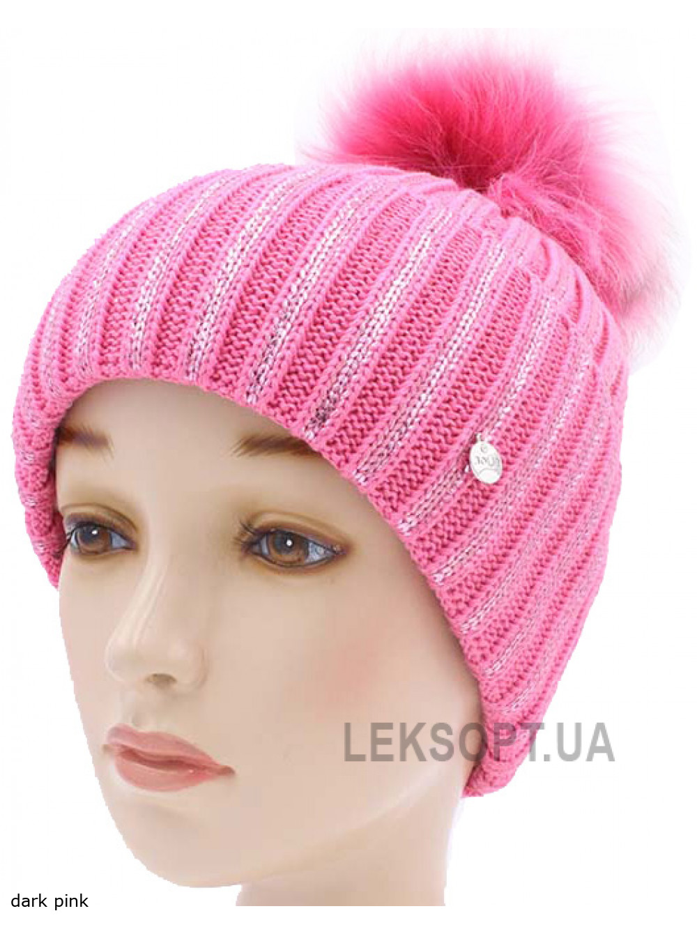 Women's hat with pompom Luchiya