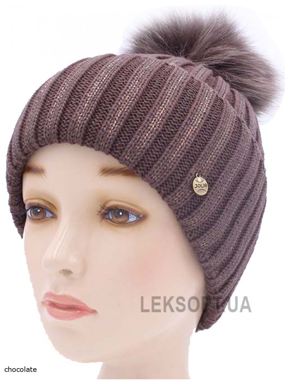 Women's hat with pompom Luchiya