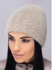 Buy Women's cap with a lapel Kabare beige melange