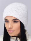 Buy Women's cap with a lapel Kabare white