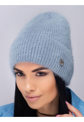 Women's cap with a lapel "Kokteyl'"