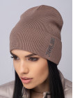 Buy Women's cap with a lapel Laska coffee
