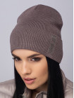 Buy Women's cap with a lapel Laska mocha