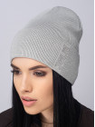 Buy Women's cap with a lapel Laska light gray