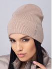 Buy Women's cap with a lapel Laska dark powder