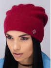 Buy Women's cap with a lapel Loza red