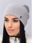 Buy Women's cap with a lapel Loza light gray