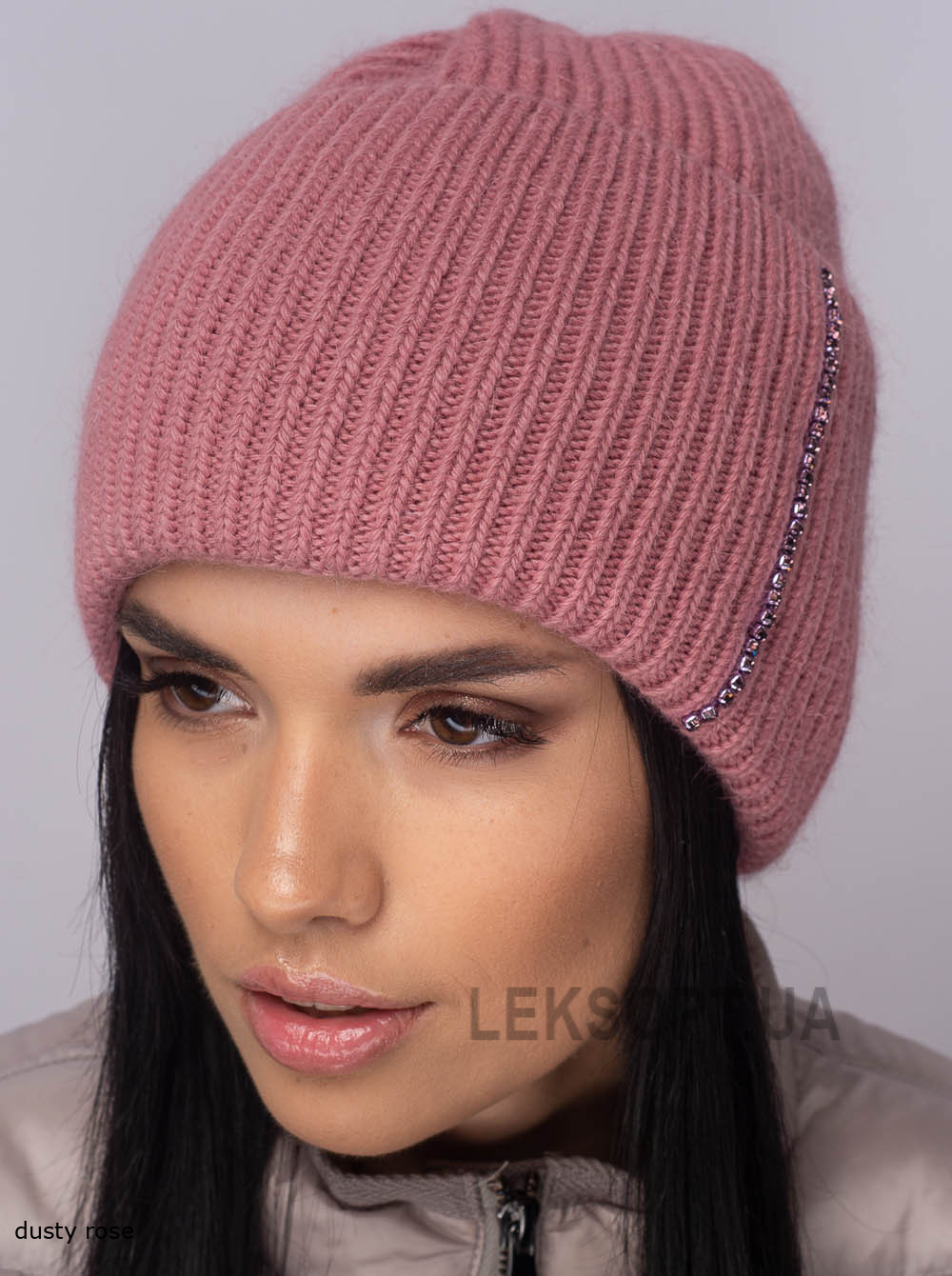 Women's cap with a turn-up Sakura