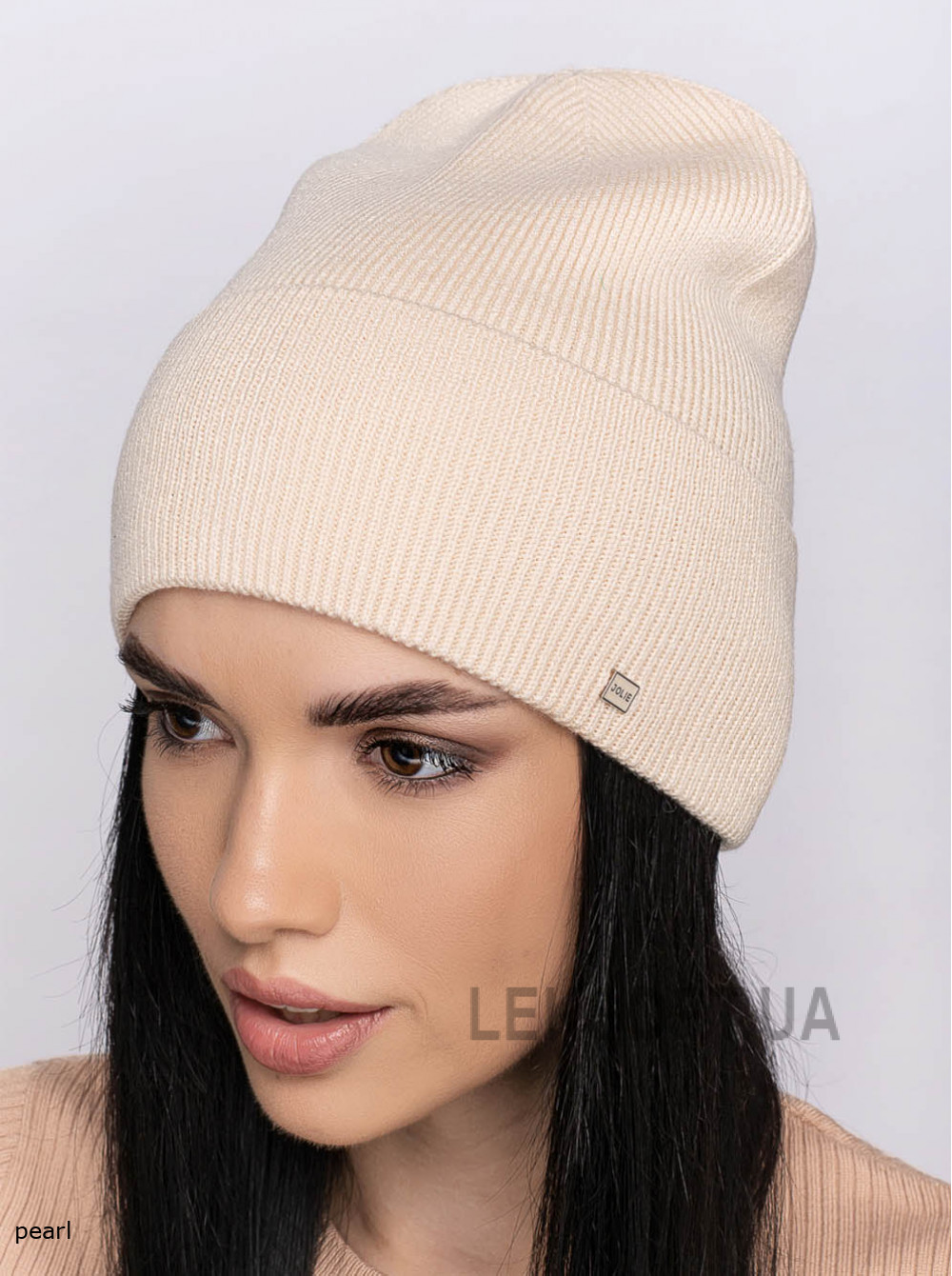 Women's cap with a turn-up Baner