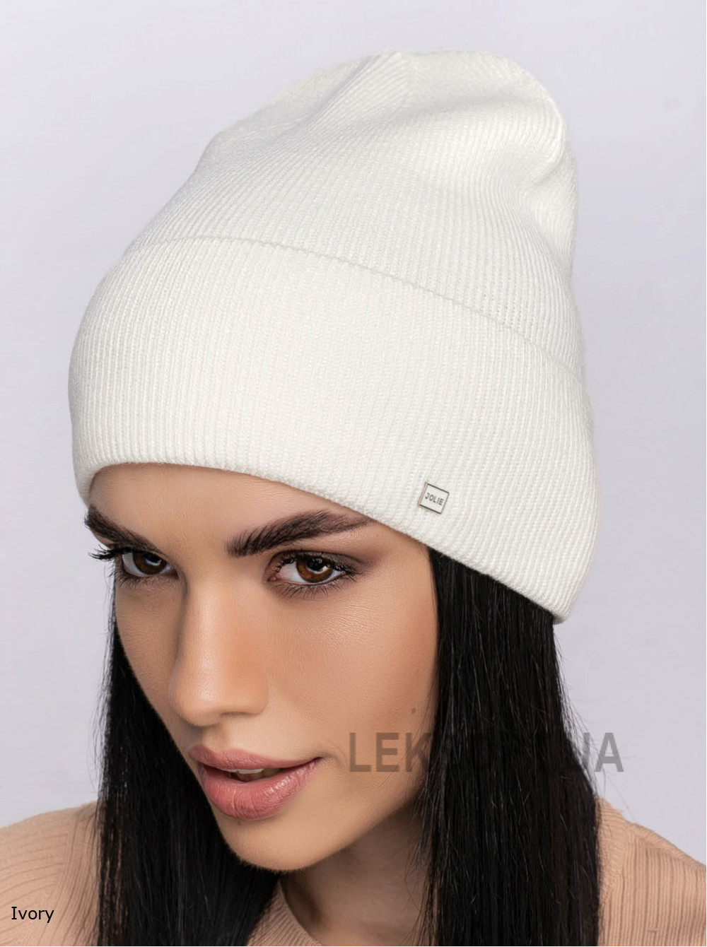 Women's cap with a turn-up Baner