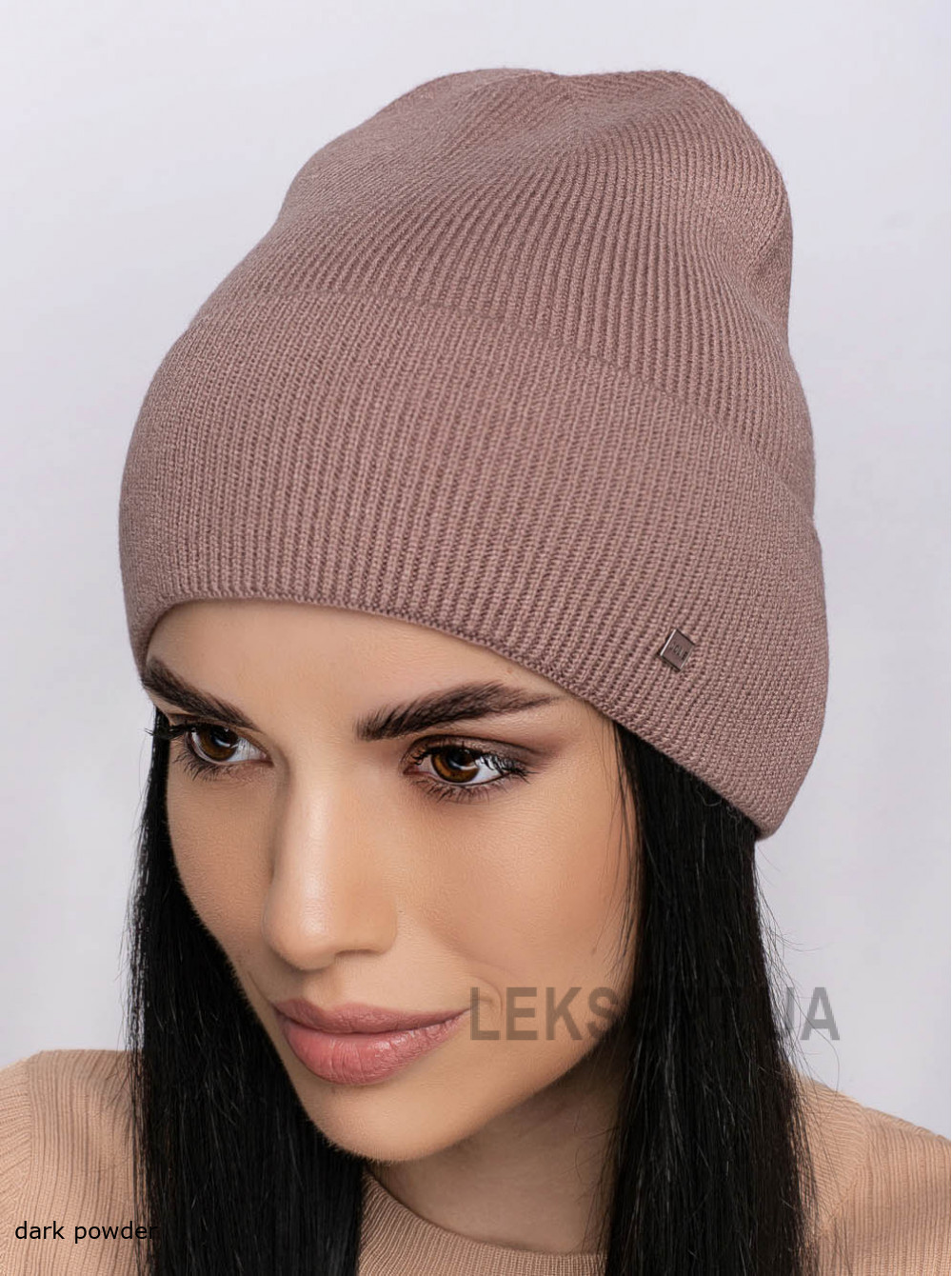 Women's cap with a turn-up Baner