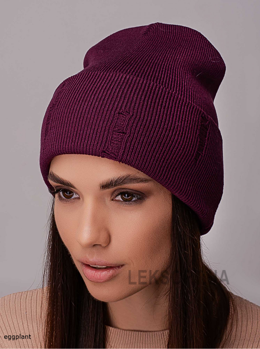 Women's cap with a turn-up Dranka