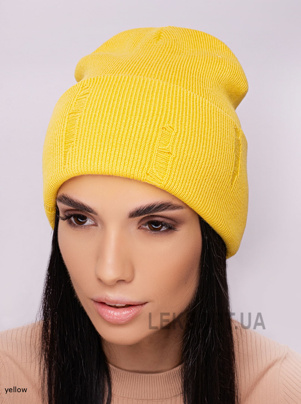 Women's cap with a turn-up Dranka