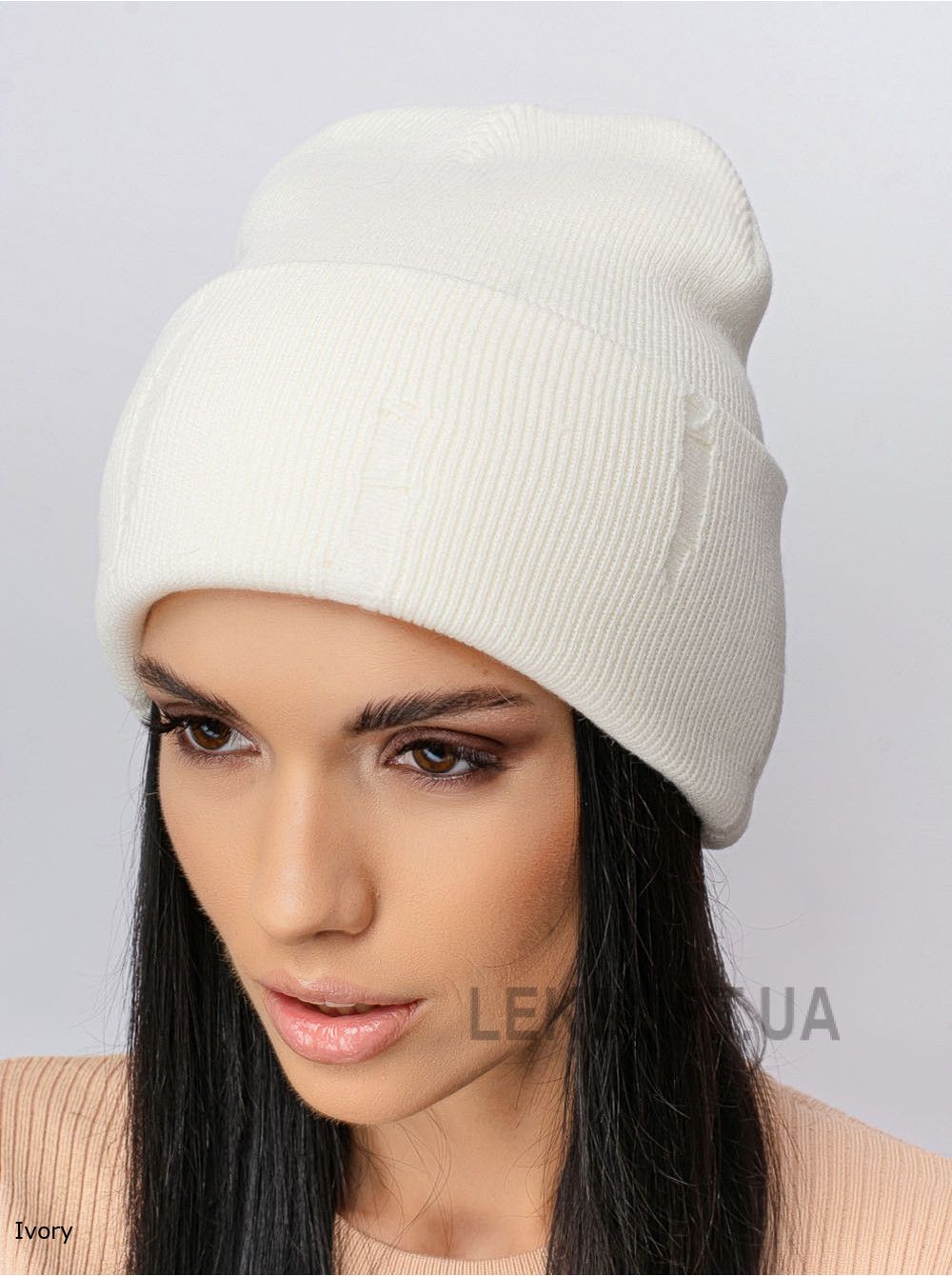 Women's cap with a turn-up Dranka