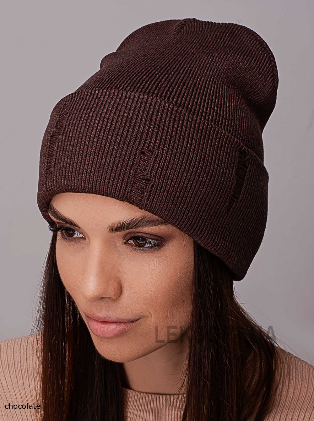 Women's cap with a turn-up Dranka