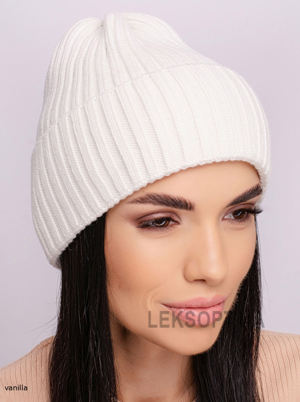 Women's cap with a turn-up Marka