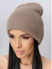 Buy Women's cap with a turn-up Runa cocoa