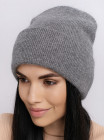 Buy Women's cap with a turn-up Runa medium gray