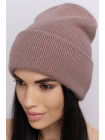 Buy Women's cap with a turn-up Runa dark powder