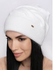 Buy Women's hat with a Fantaziya lapel white