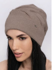 Buy Women's hat with a Fantaziya lapel cocoa