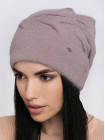 Buy Women's hat with a Fantaziya lapel dark powder