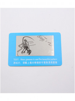 Polarization test for small glasses