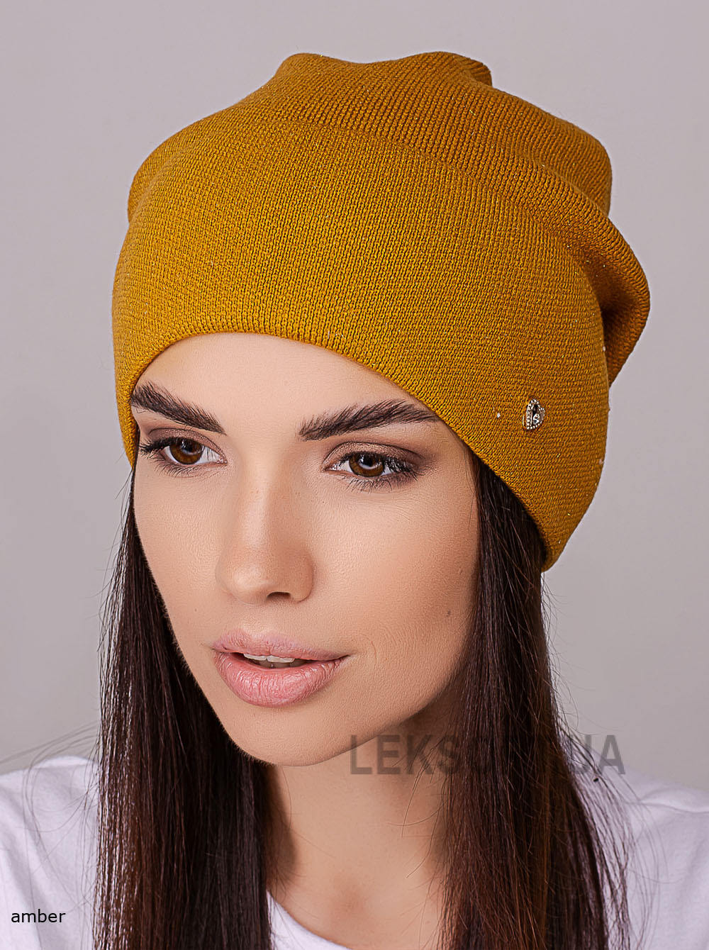 Women's cap with a turn-up Indigo
