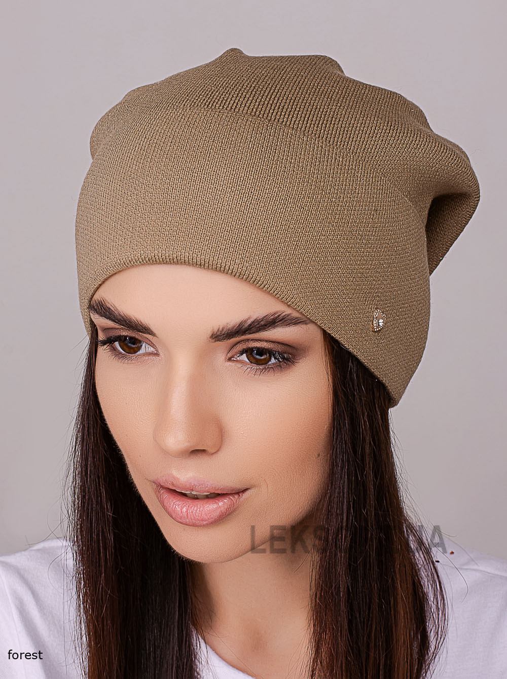 Women's cap with a turn-up Indigo
