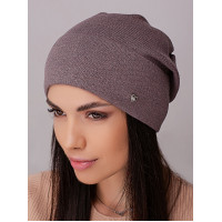 Women's cap with a turn-up "Indigo"