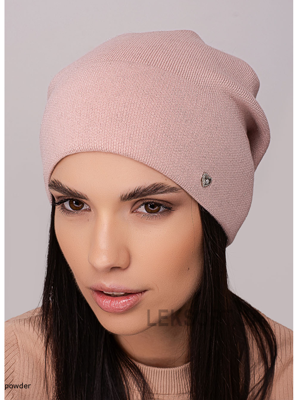 Women's cap with a turn-up Indigo