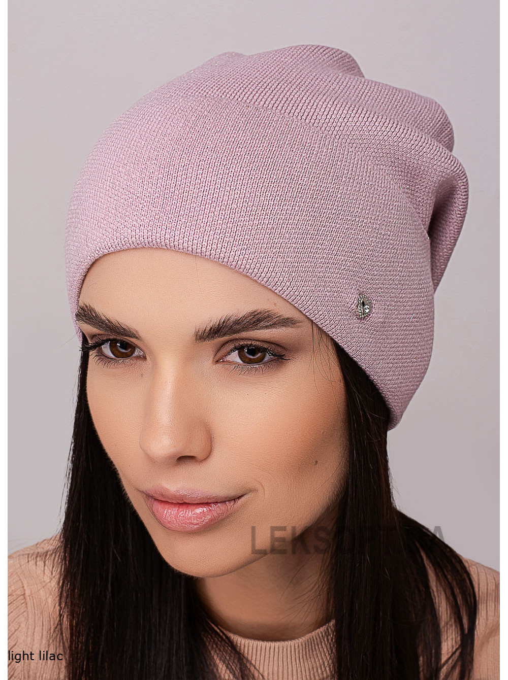 Women's cap with a turn-up Indigo