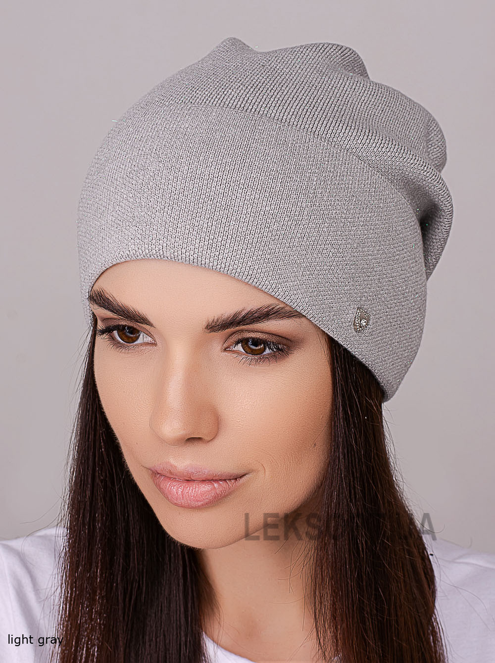 Women's cap with a turn-up Indigo