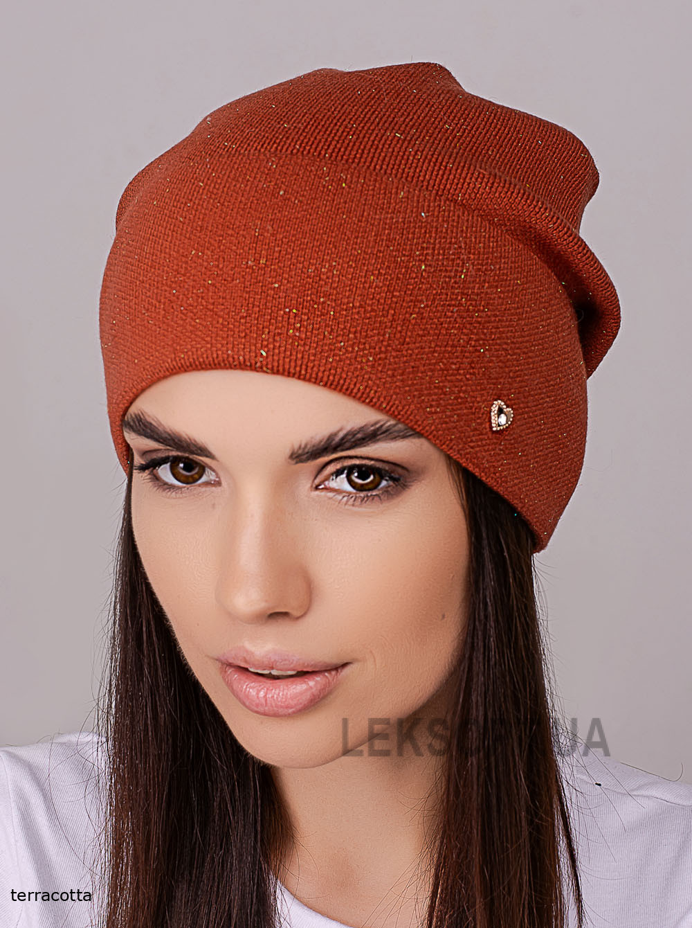 Women's cap with a turn-up Indigo