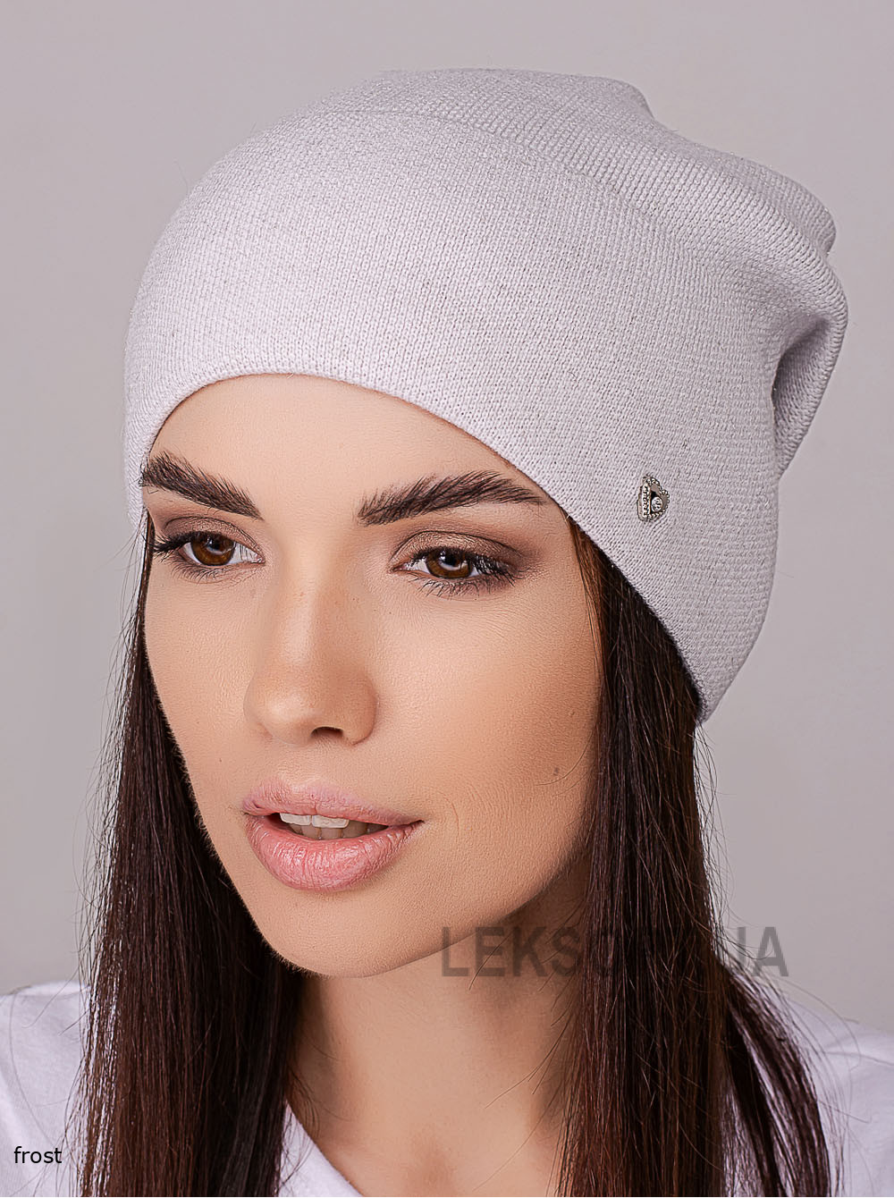 Women's cap with a turn-up Indigo