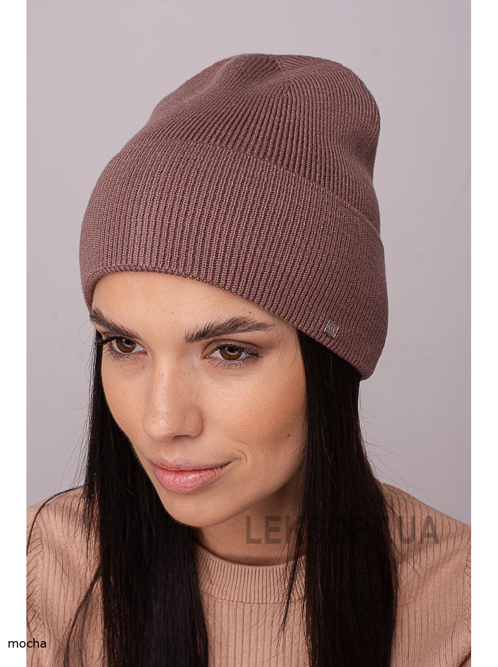 Women's cap with a turn-up Baner