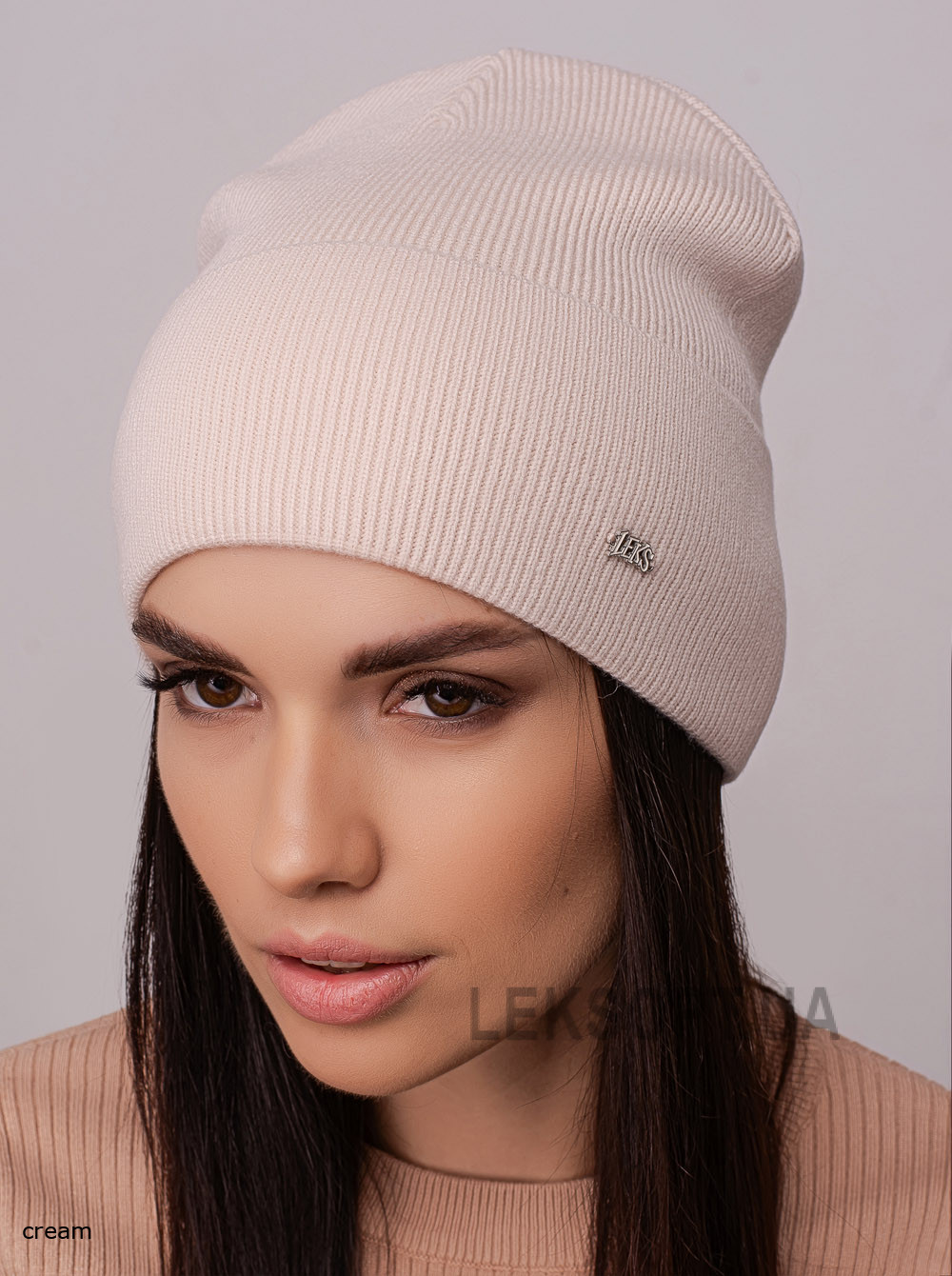 Women's cap with a turn-up Barbaris