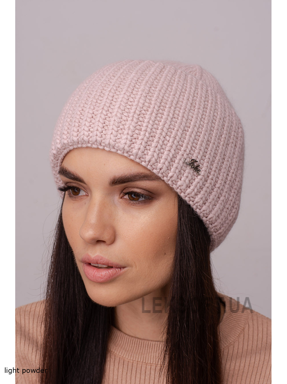 Women's hat with a lapel Zhasmin