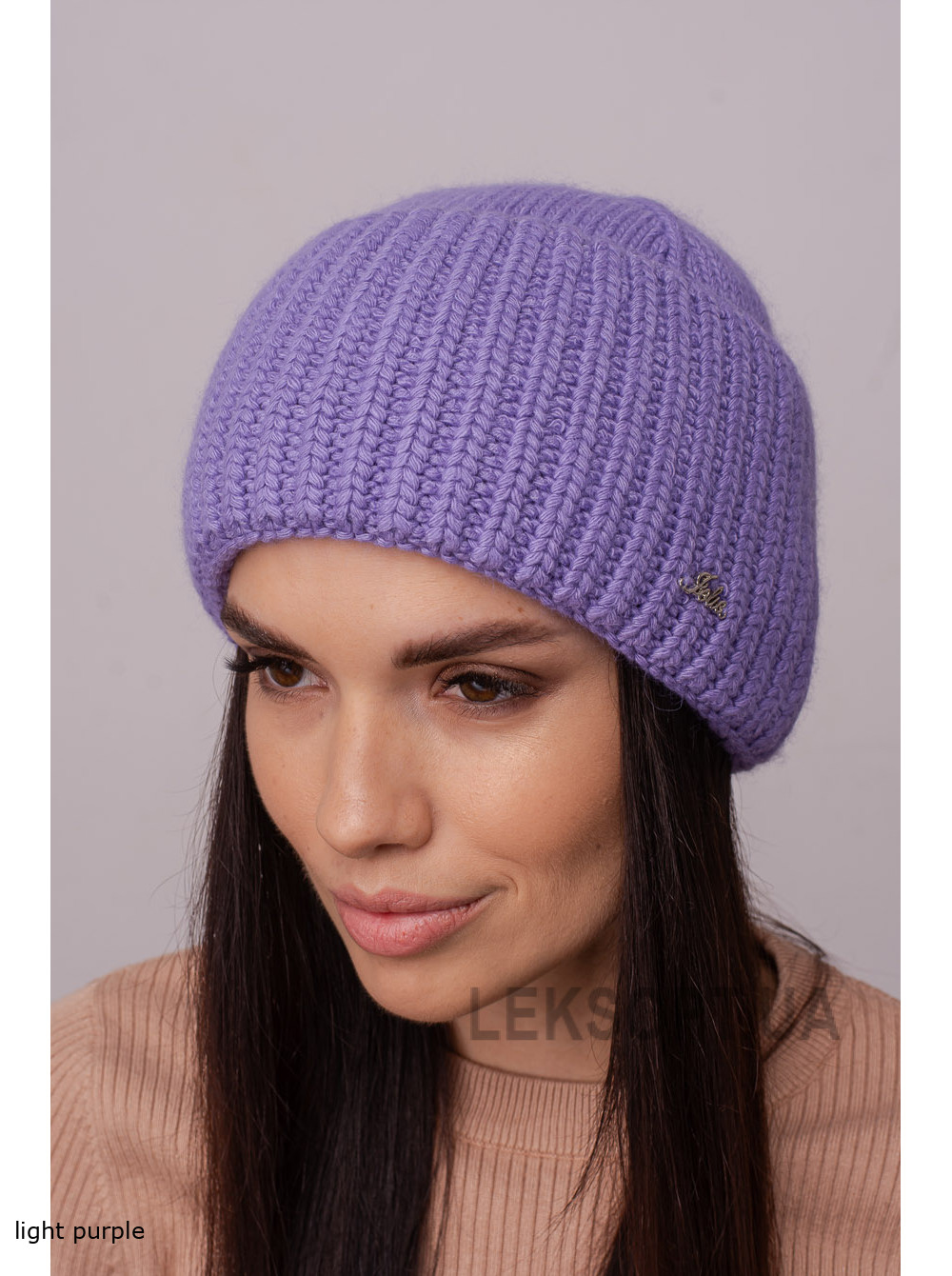 Women's hat with a lapel Zhasmin