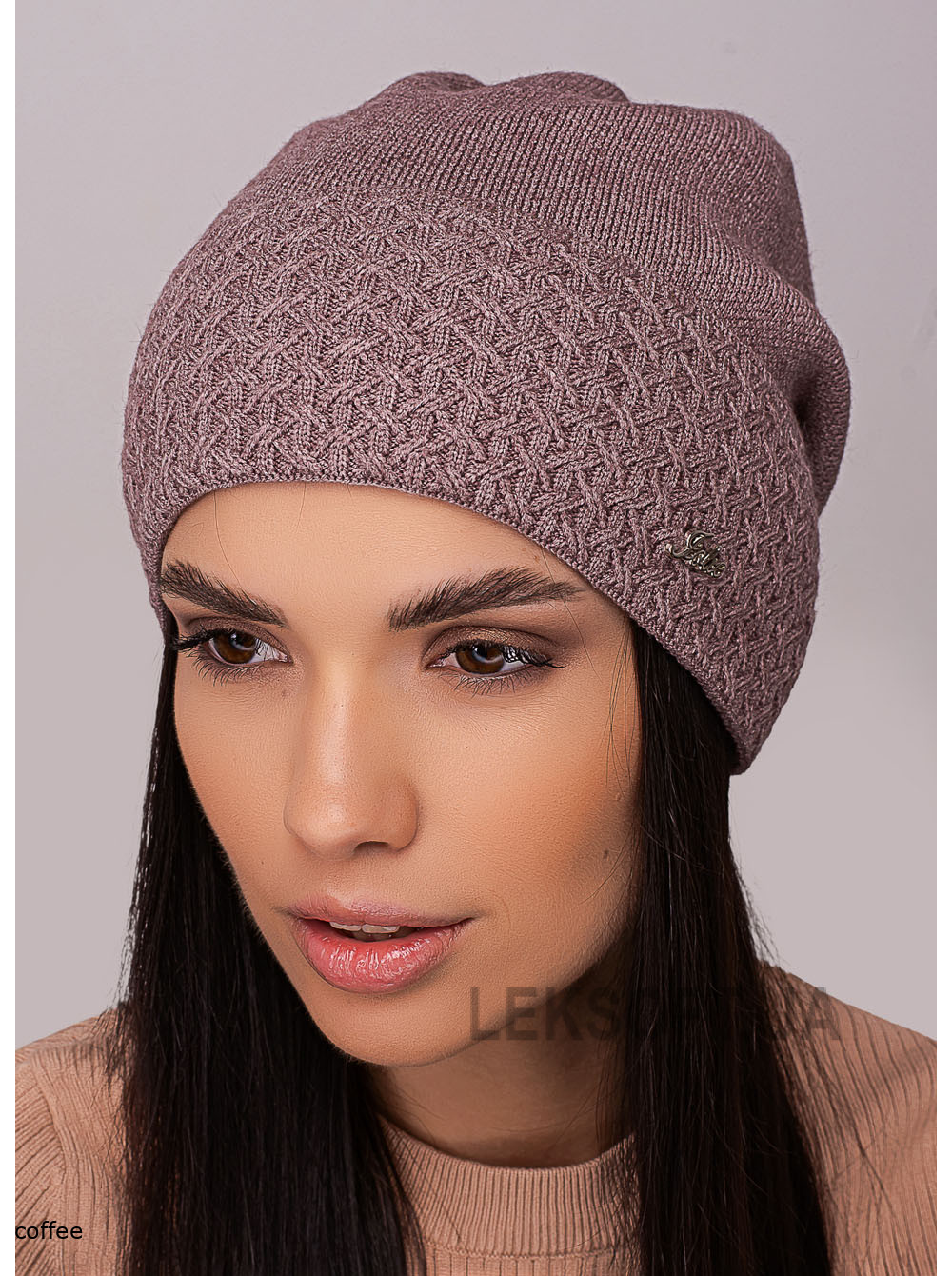 Women's cap with a turn-up Poeziya