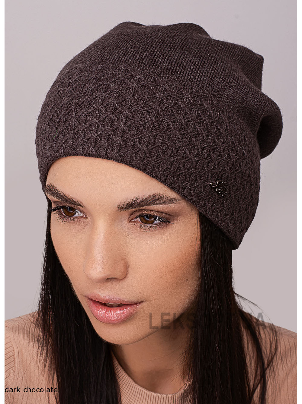 Women's cap with a turn-up Poeziya