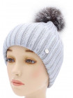 Придбати Жіноча шапка Комета сіро-блакитний
