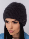 Придбати Жіноча шапка-ковпак з відворотом Альбiна антрацит