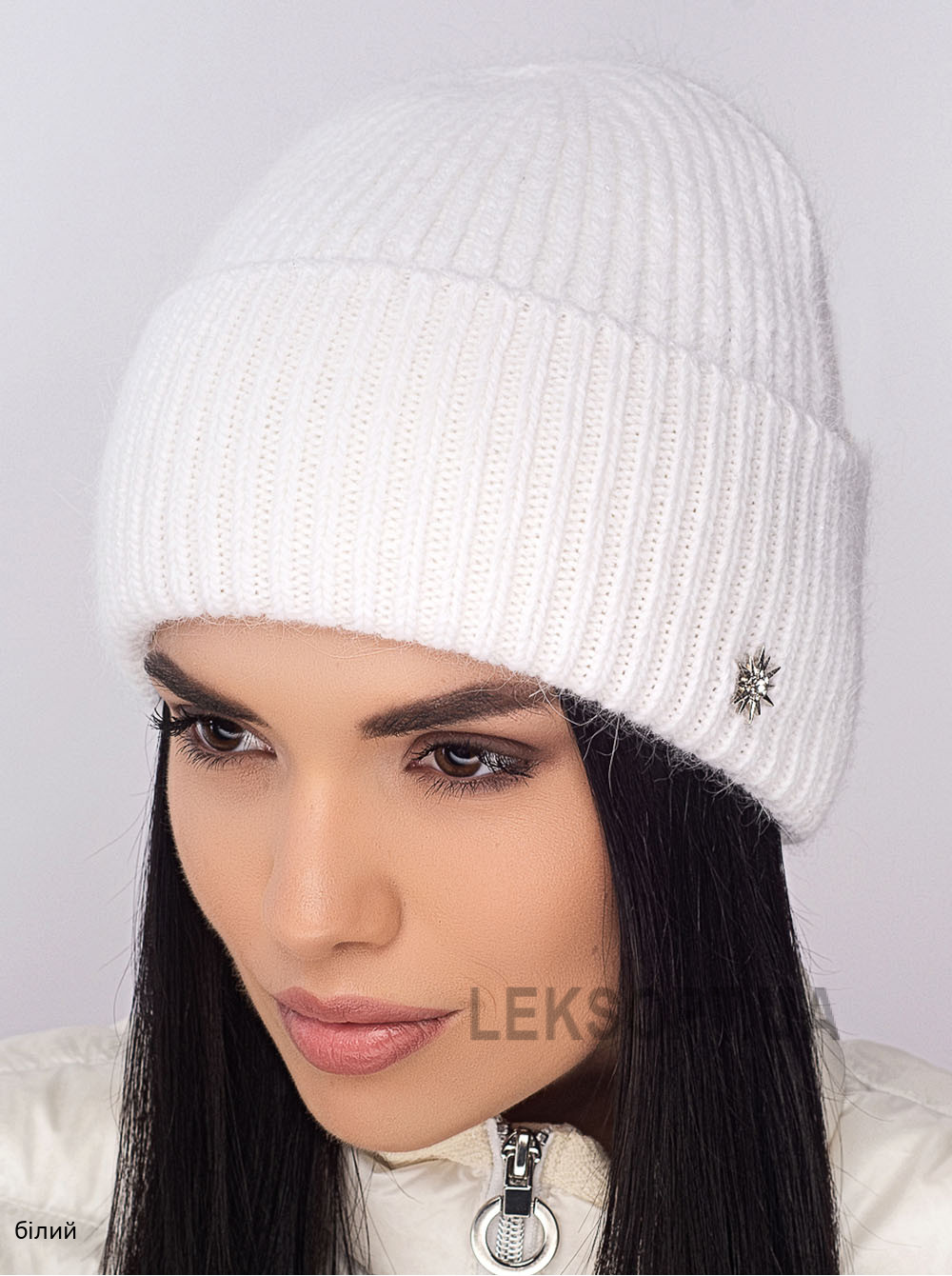 Придбати Жіноча шапка-ковпак з відворотом Альбiна Жіноча шапка-ковпак з відворотом Альбiна