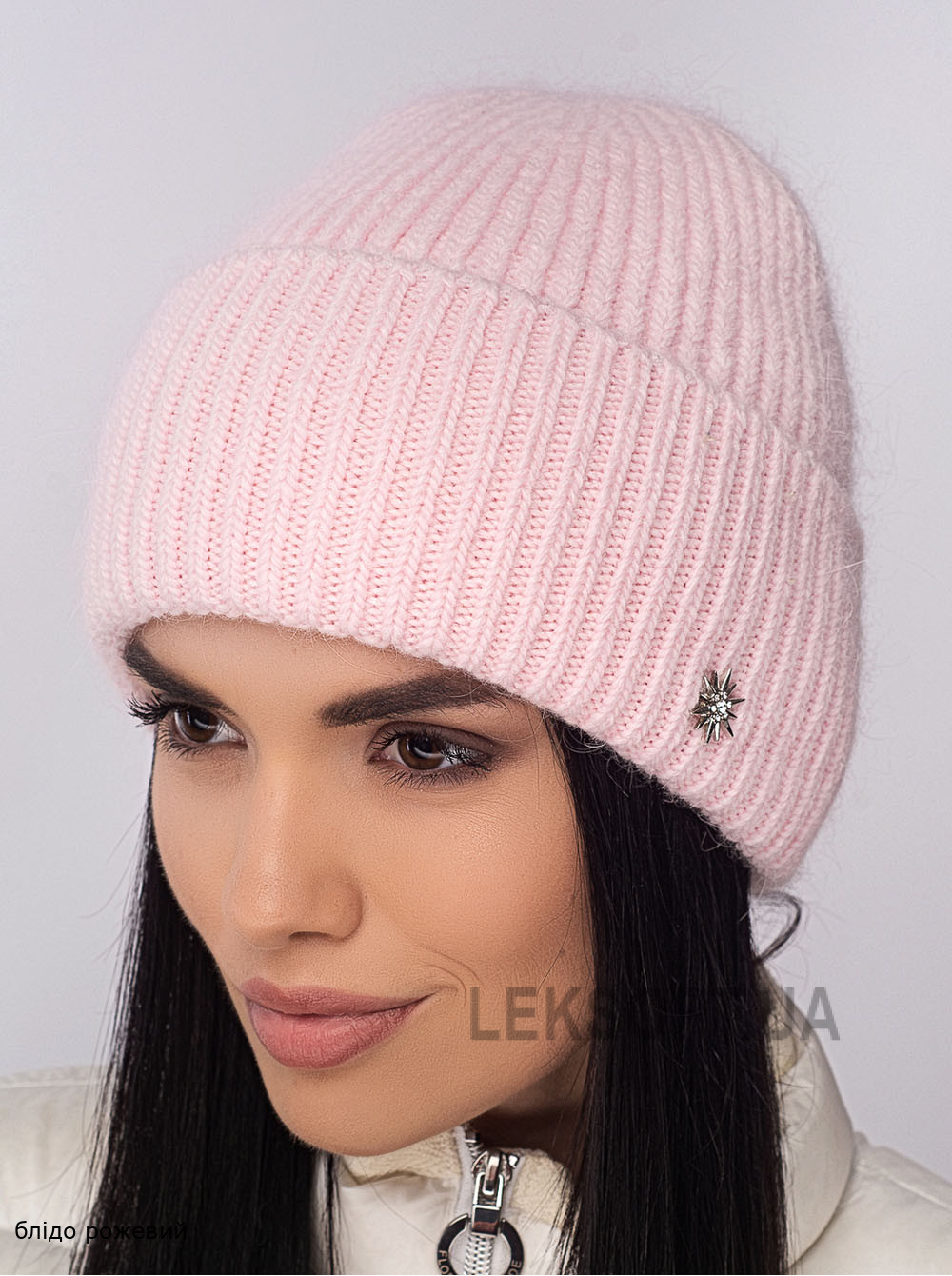 Придбати Жіноча шапка-ковпак з відворотом Альбiна Жіноча шапка-ковпак з відворотом Альбiна