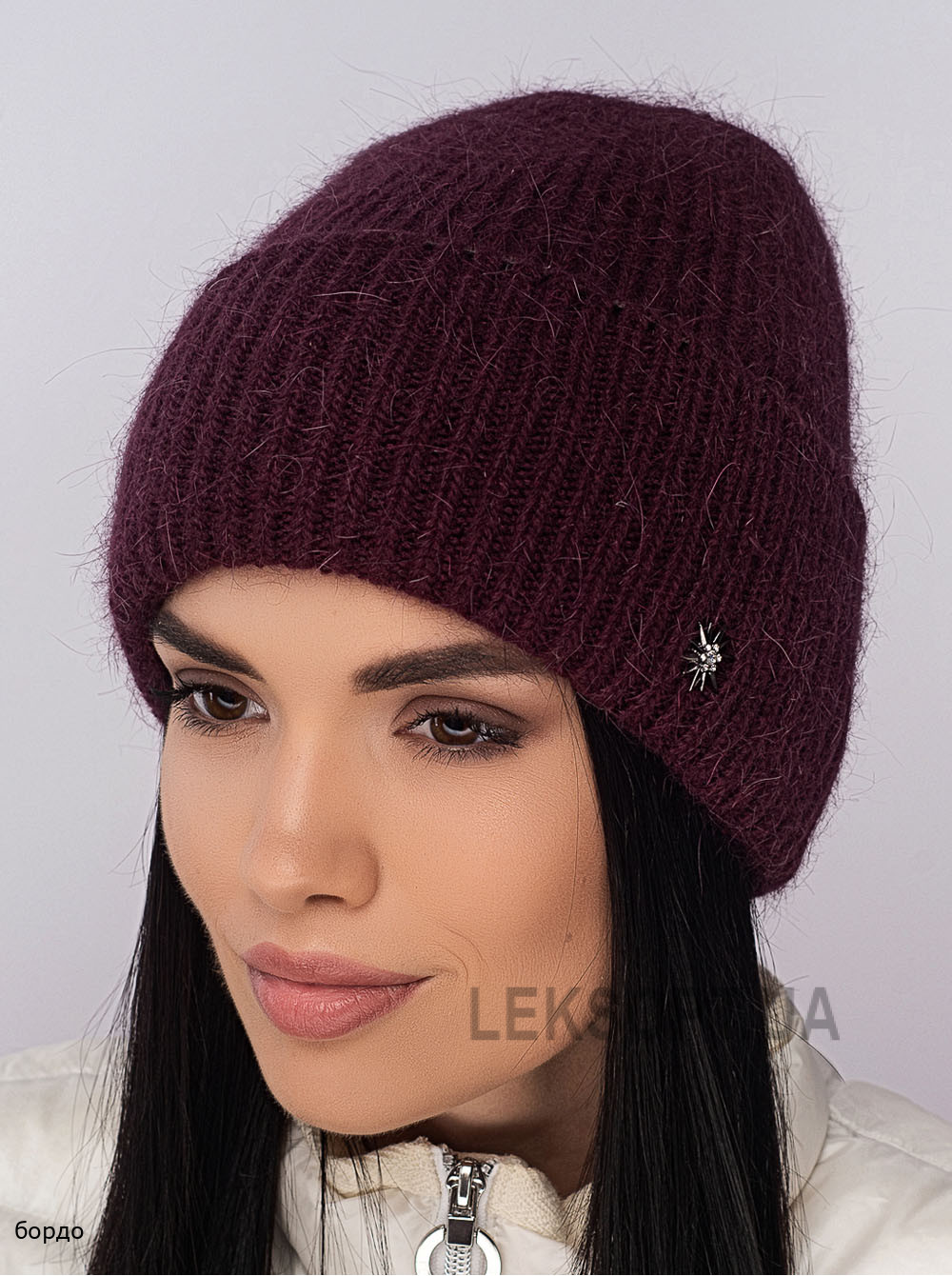 Придбати Жіноча шапка-ковпак з відворотом Альбiна Жіноча шапка-ковпак з відворотом Альбiна