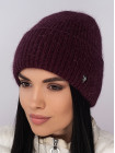 Придбати Жіноча шапка-ковпак з відворотом Альбiна бордо